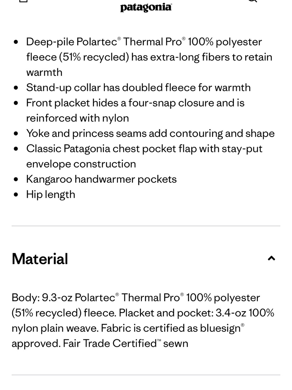 Patagonia Retool Snap T Fleece Pullover - Picture 6 of 6